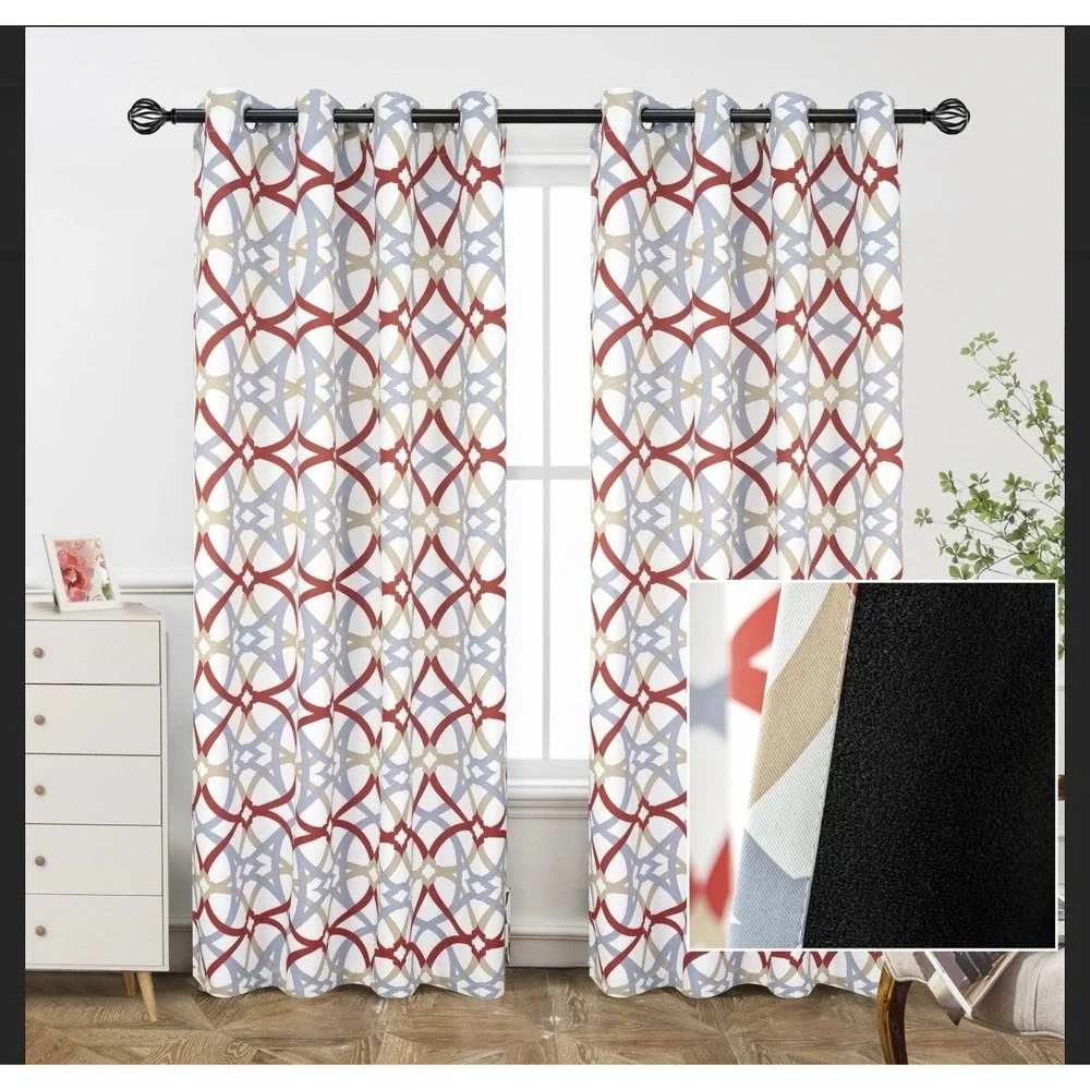 DriftAway Alexander 80% Blackout Curtains 2 Panels New Two Available If You Need